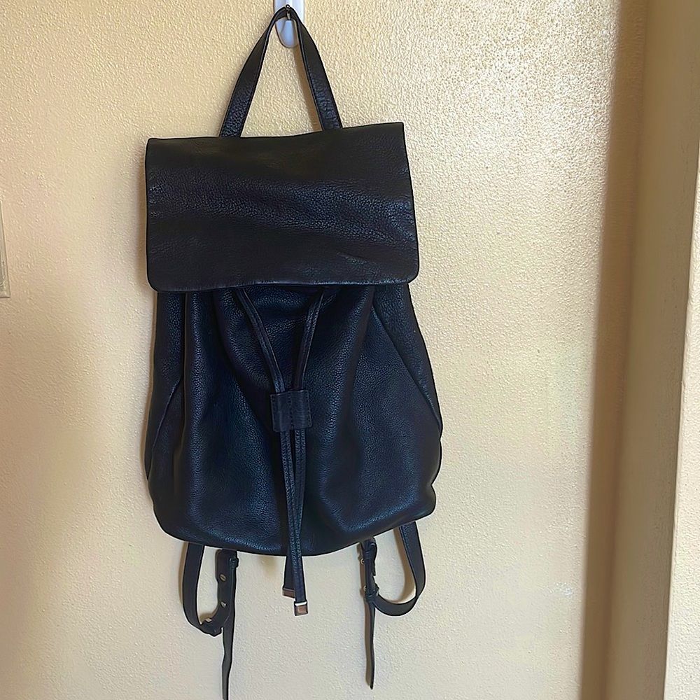 The White Company London Leather Backpack Purse